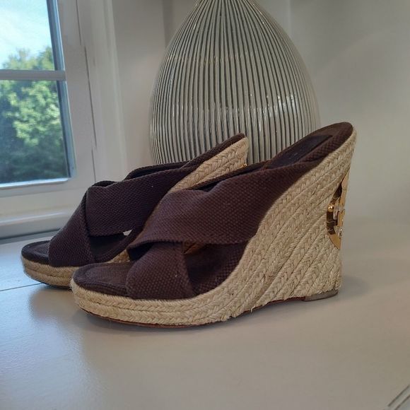 Tory Burch Kristen Espadrille Wedges - Picture 5 of 7